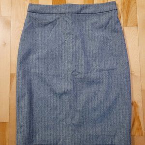 Banana Republic Pencil Skirt Size 0, Green/Grey